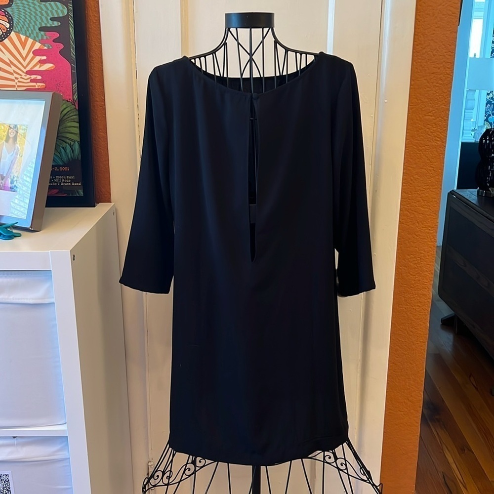 NWT Leith Boatneck Crepe Shift Dress-Sz L